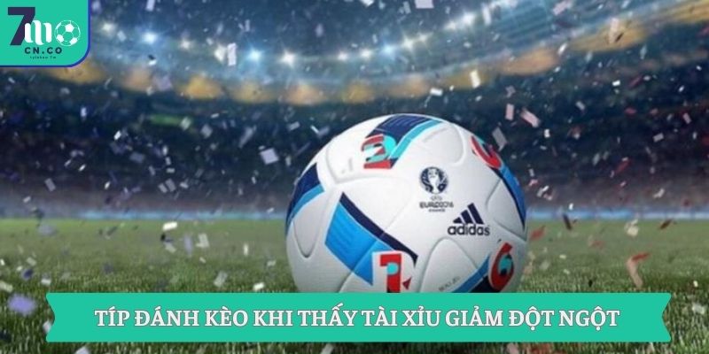 Tỷ lệ 7m hôm nay – Xem kèo bóng đá trực tuyến mới nhất 2 Típ đánh kèo khi thấy tài xỉu giảm đột ngột