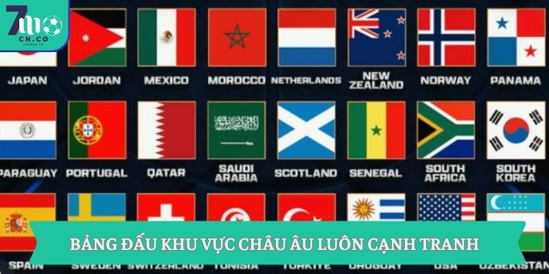 Bảng Đấu World Cup 2026 Mới Nhất Cập Nhật Nhanh 24H 2 Bảng đấu khu vực châu Âu luôn cạnh tranh