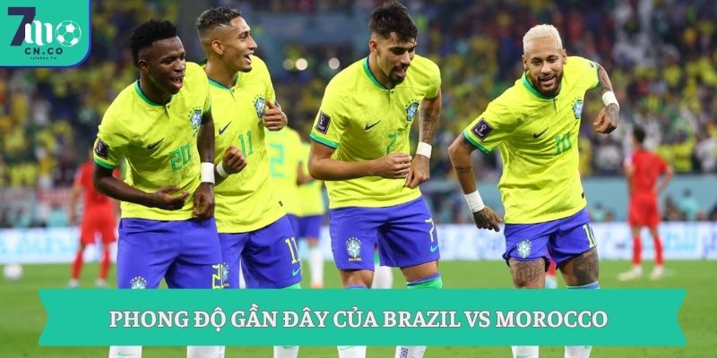 Soi kèo Brazil vs Morocco (06h00 ngày 14/06 – World Cup 2026) 1 Phong độ gần đây của Brazil vs Morocco