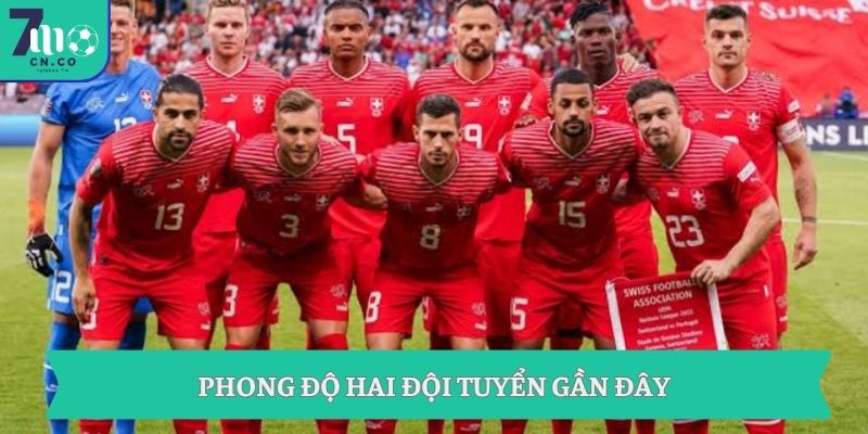 Phong độ hai đội tuyển gần đây